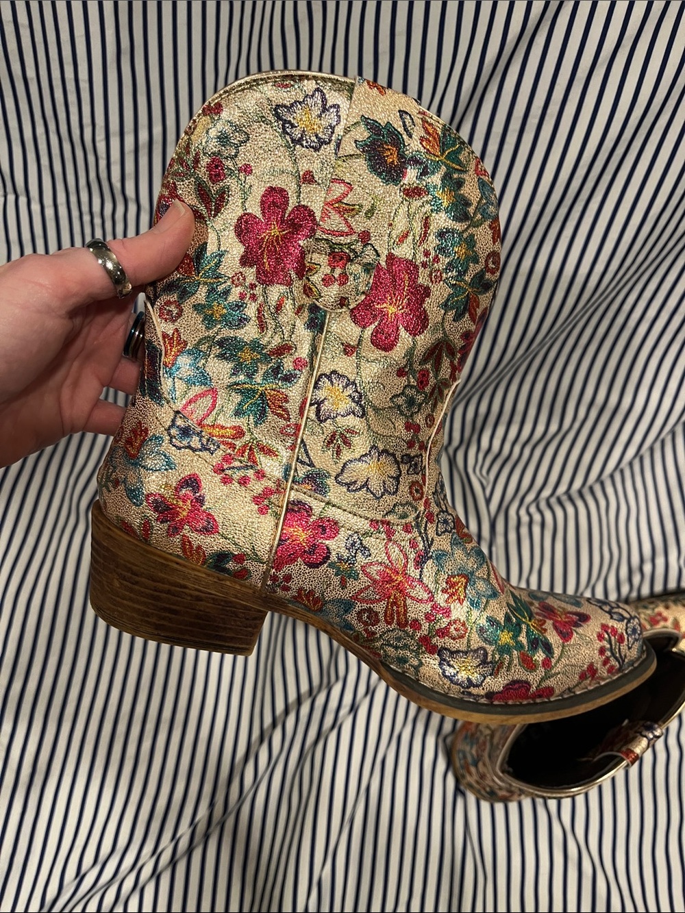 Roper women’s Ingrid floral Western boots size 9 - Picture 7 of 7